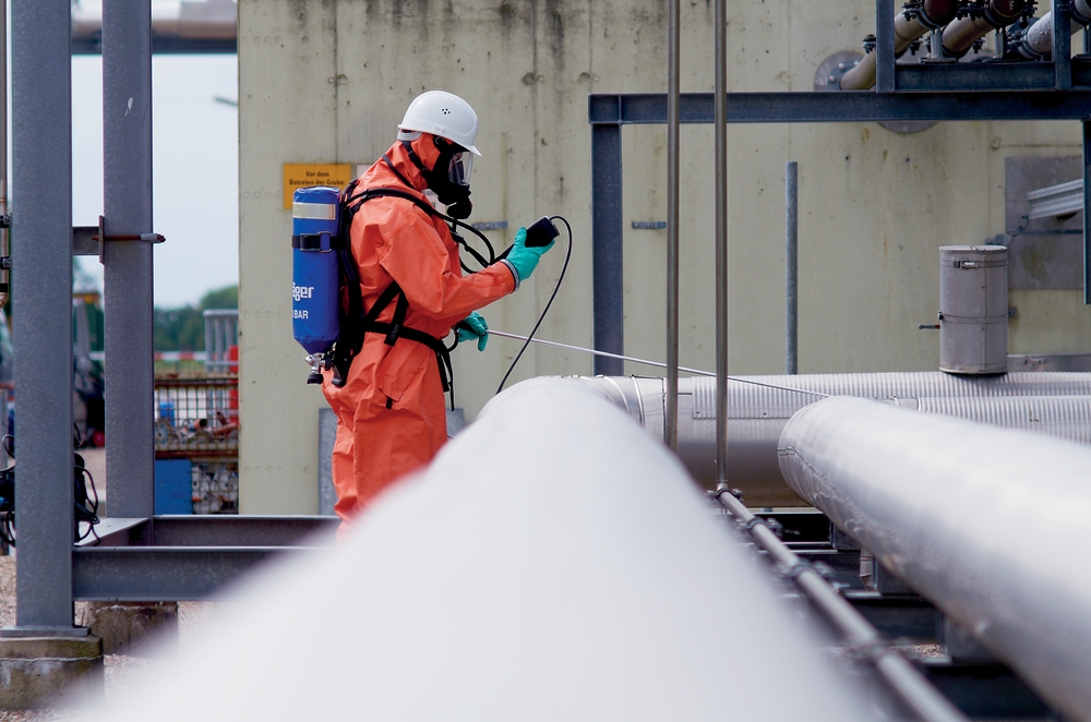 Werken met onafhankelijke ademlucht tijdens het uitvoeren van een gasmeting